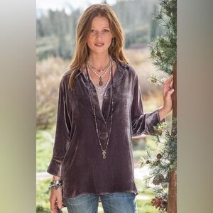 Sundance Velvet Blouse silk medium